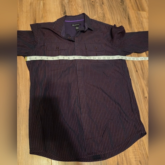 Men's INC International Concept Striped Button-Up Shirt - Picture 6 of 7